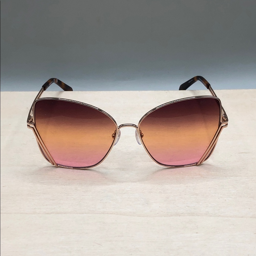 Emilio Pucci Gradient Pink and Brown Sunglasses